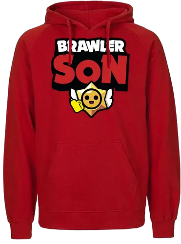 Brawler Son - mother, mothers day, father, fathers day, gift for son, birthday gift ideas, christmas, brawl stars, brawl, brawler, family, gaming, matching family, family squad, video gamer gifts - Fairtrade Hoodie