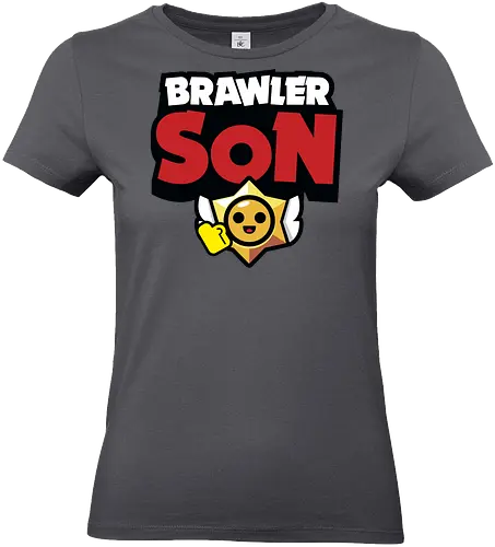 Brawler Son - mother, mothers day, father, fathers day, gift for son, birthday gift ideas, christmas, brawl stars, brawl, brawler, family, gaming, matching family, family squad, video gamer gifts - Standard T-Shirt (Women)