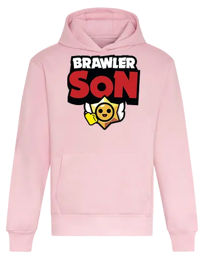 Brawler Son - mother, mothers day, father, fathers day, gift for son, birthday gift ideas, christmas, brawl stars, brawl, brawler, family, gaming, matching family, family squad, video gamer gifts - Heavyweight Hoodie