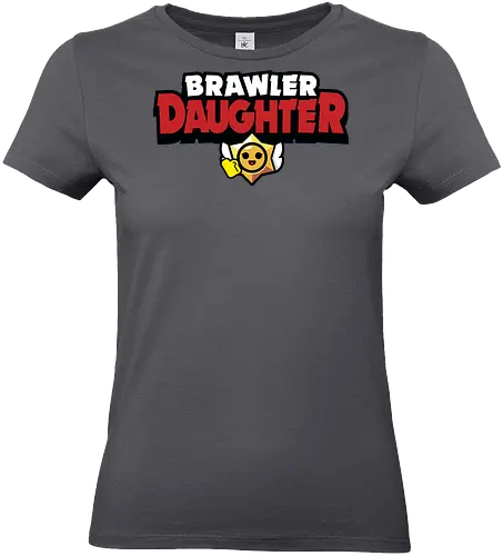 Brawler Daughter - mother, mothers day, father, fathers day, gift for daughter, birthday gift ideas, christmas, brawl stars, brawl, brawler, family, gaming, matching family, family squad, video gamer gifts - Standard T-Shirt (Women)