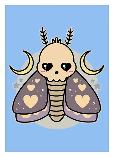 Kawaii Death Moth 