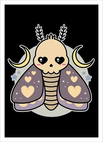 Kawaii Death Moth 