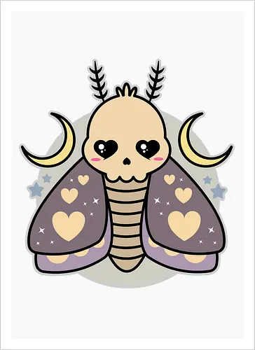 Kawaii Death Moth 