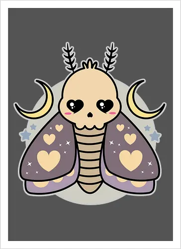 Kawaii Death Moth 