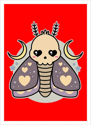 Kawaii Death Moth 