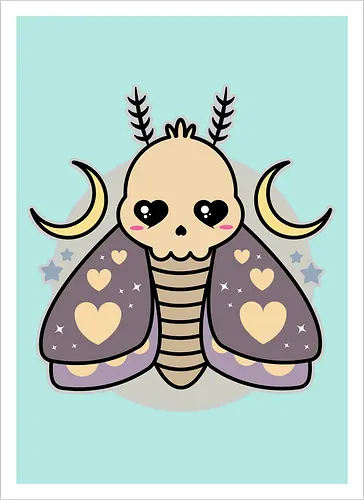Kawaii Death Moth 