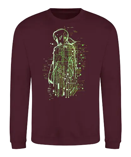 Hero of tomorrow - LOZ, gaming, gamer, video game, fantasy, circuit boards, geek - Sweatshirt