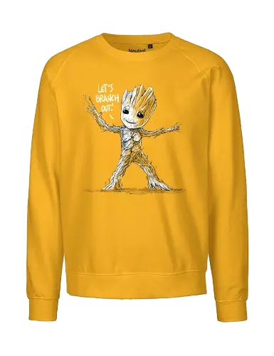 Let's branch out!! - scifi, funny, pop culture, movie character, comics, cute, tree - Fairtrade Sweatshirt