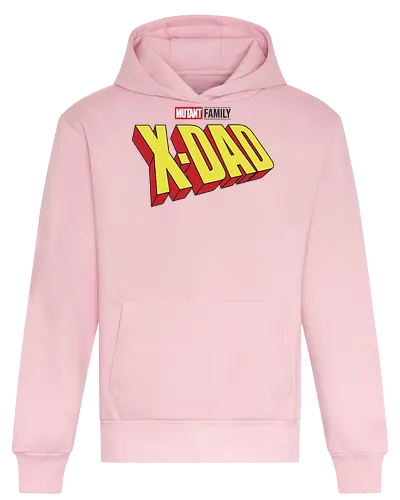 Mutant X-Dad - dad, daddy, family, father, fathers day, fathers day gift ideas, gift for dad, comic, matching family, mutant pride, x men, x men mutant, cartoons, family squad, animation - Heavyweight Hoodie