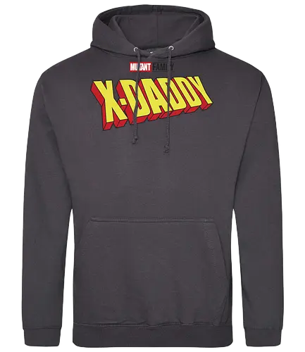 Mutant X-Daddy - dad, daddy, family, father, fathers day, fathers day gift ideas, gift for dad, comic, matching family, mutant pride, x men, x men mutant, cartoons, family squad, animation - Standard Hoodie