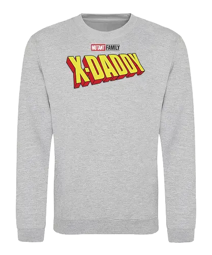 Mutant X-Daddy - dad, daddy, family, father, fathers day, fathers day gift ideas, gift for dad, comic, matching family, mutant pride, x men, x men mutant, cartoons, family squad, animation - Sweatshirt