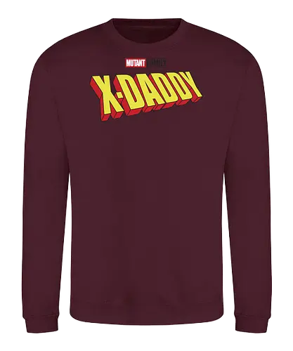 Mutant X-Daddy - dad, daddy, family, father, fathers day, fathers day gift ideas, gift for dad, comic, matching family, mutant pride, x men, x men mutant, cartoons, family squad, animation - Sweatshirt
