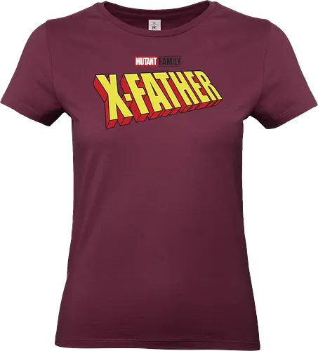 Mutant X-Father - dad, daddy, family, father, fathers day, fathers day gift ideas, gift for dad, comic, matching family, mutant pride, x men, x men mutant, cartoons, family squad, animation - Standard T-Shirt (Women)