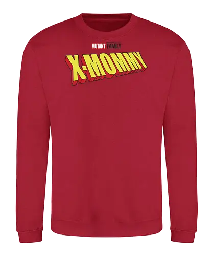 Mutant X-Mommy - mom, mommy, family, mother, mothers day, mothers day gift ideas, gift for mom, comic, matching family, mutant pride, x men, x men mutant, cartoons, family squad, animation - Sweatshirt