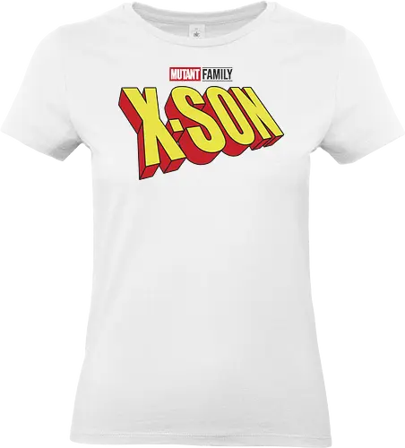 Mutant X-Son - mom, mommy, family, mothers day, dad, daddy, fathers day gift ideas, gift for son, comic, matching family, mutant pride, x men, x men mutant, cartoons, family squad, animation - Standard T-Shirt (Women)
