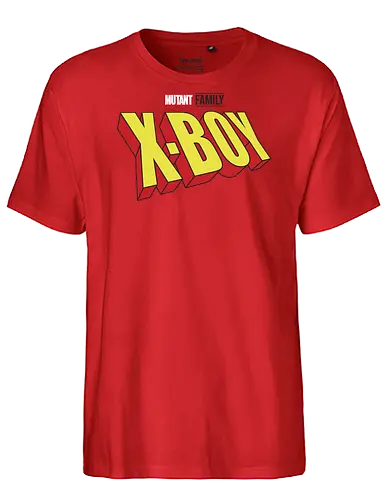Mutant X-Boy - mom, mommy, family, mothers day, dad, daddy, fathers day gift ideas, gift for son, comic, matching family, mutant pride, x men, x men mutant, cartoons, family squad, animation - Fairtrade T-Shirt