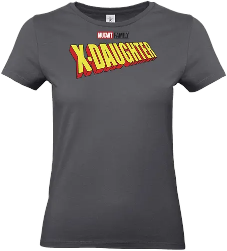 Mutant X-Daughter - mom, mommy, family, mothers day, dad, daddy, fathers day gift ideas, gift for daughter, comic, matching family, mutant pride, x men, x men mutant, cartoons, family squad, animation - Standard T-Shirt (Women)