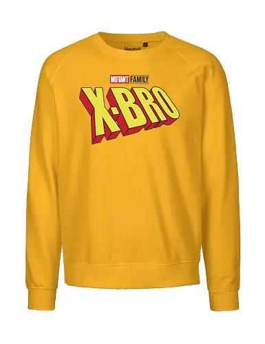 Mutant X-Bro - mom, mommy, family, mothers day, dad, daddy, fathers day gift ideas, gift for brother, comic, matching family, mutant pride, x men, x men mutant, cartoons, family squad, animation - Fairtrade Sweatshirt