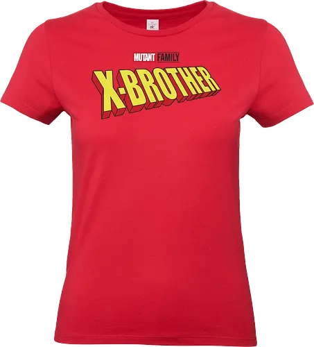 Mutant X-Brother - mom, mommy, family, mothers day, dad, daddy, fathers day gift ideas, gift for brother, comic, matching family, mutant pride, x men, x men mutant, cartoons, family squad, animation - Standard T-Shirt (Women)