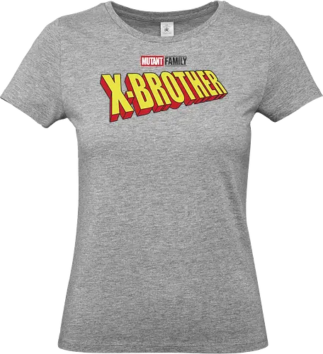 Mutant X-Brother - mom, mommy, family, mothers day, dad, daddy, fathers day gift ideas, gift for brother, comic, matching family, mutant pride, x men, x men mutant, cartoons, family squad, animation - Standard T-Shirt (Women)