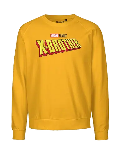 Mutant X-Brother - mom, mommy, family, mothers day, dad, daddy, fathers day gift ideas, gift for brother, comic, matching family, mutant pride, x men, x men mutant, cartoons, family squad, animation - Fairtrade Sweatshirt