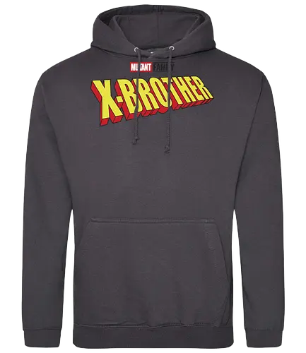 Mutant X-Brother - mom, mommy, family, mothers day, dad, daddy, fathers day gift ideas, gift for brother, comic, matching family, mutant pride, x men, x men mutant, cartoons, family squad, animation - Standard Hoodie