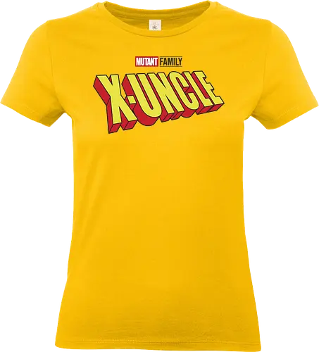Mutant X-Uncle - dad, daddy, family, father, fathers day, fathers day gift ideas, gift for uncle, comic, matching family, mutant pride, x men, x men mutant, cartoons, family squad, animation - Standard T-Shirt (Women)