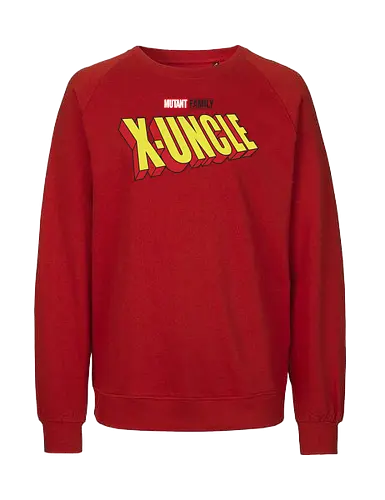 Mutant X-Uncle - dad, daddy, family, father, fathers day, fathers day gift ideas, gift for uncle, comic, matching family, mutant pride, x men, x men mutant, cartoons, family squad, animation - Fairtrade Sweatshirt