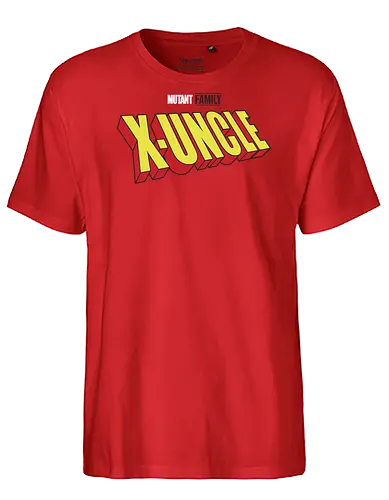Mutant X-Uncle - dad, daddy, family, father, fathers day, fathers day gift ideas, gift for uncle, comic, matching family, mutant pride, x men, x men mutant, cartoons, family squad, animation - Fairtrade T-Shirt