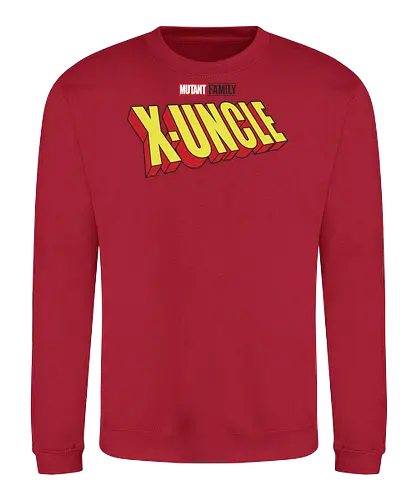 Mutant X-Uncle - dad, daddy, family, father, fathers day, fathers day gift ideas, gift for uncle, comic, matching family, mutant pride, x men, x men mutant, cartoons, family squad, animation - Sweatshirt