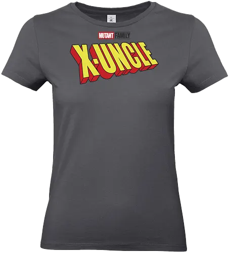 Mutant X-Uncle - dad, daddy, family, father, fathers day, fathers day gift ideas, gift for uncle, comic, matching family, mutant pride, x men, x men mutant, cartoons, family squad, animation - Standard T-Shirt (Women)