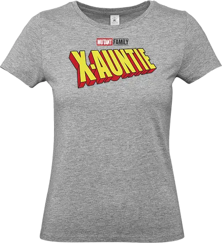 Mutant X-Auntie - mom, mommy, family, mother, mothers day, mothers day gift ideas, gift for auntie, comic, matching family, mutant pride, x men, x men mutant, cartoons, family squad, animation - Standard T-Shirt (Women)