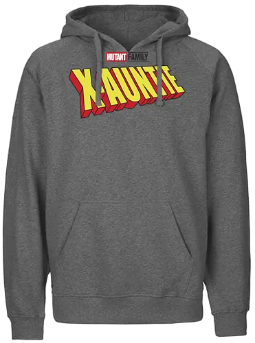 Mutant X-Auntie - mom, mommy, family, mother, mothers day, mothers day gift ideas, gift for auntie, comic, matching family, mutant pride, x men, x men mutant, cartoons, family squad, animation - Fairtrade Hoodie