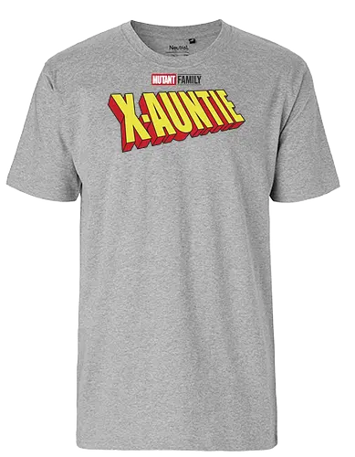 Mutant X-Auntie - mom, mommy, family, mother, mothers day, mothers day gift ideas, gift for auntie, comic, matching family, mutant pride, x men, x men mutant, cartoons, family squad, animation - Fairtrade T-Shirt