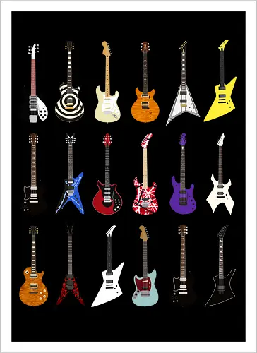Riffs that Rocked the World - Iconic Guitars from Rock and Metal Legends