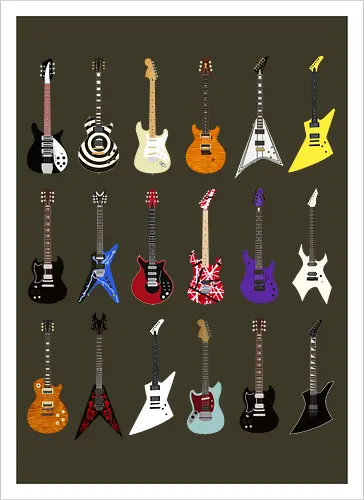 Riffs that Rocked the World - Iconic Guitars from Rock and Metal Legends