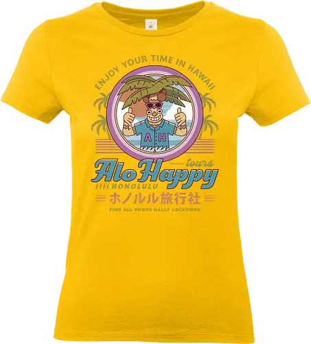 Alo Happy Tours Vintage - yakuza, goro majima, ono michio, kiryu kazuma, ryu ga gotoku, yakuza like a dragon, ichiban kasuga, like a dragon ishin, kazuma kiryu, video game, gaming, gamer, jrpg, majima construction, pirate in hawaii - Standard T-Shirt (Women)