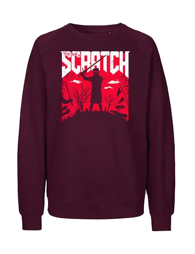 Tis but a scratch doom - Doom, holy grail, killer rabbit, King Arthur, knights ni, funny - Fairtrade Sweatshirt