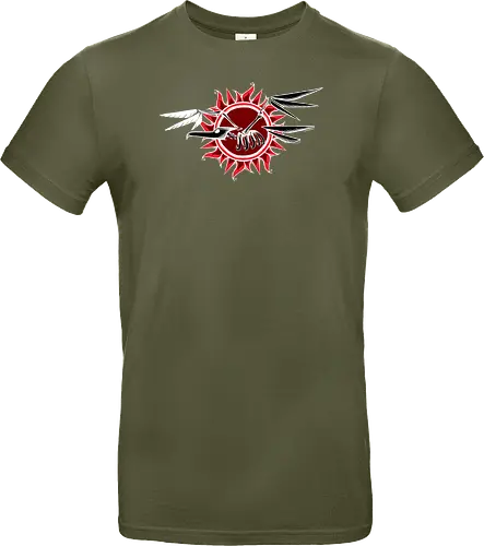 Frigatebird-Piratenflagge: Backprint