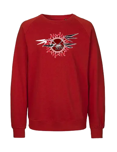 Frigatebird-Piratenflagge: Backprint - Fairtrade Sweatshirt