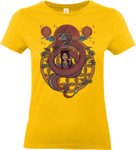 Dragon Princess - dragon, chinese  dragon, princess, asian, dragons, red - Standard T-Shirt (Women)