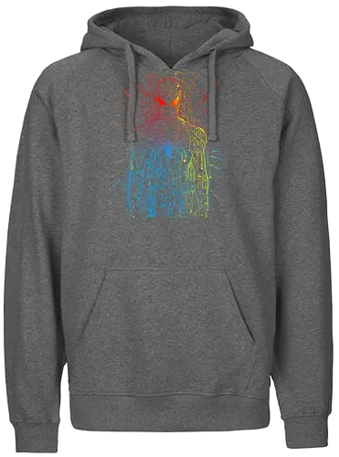 Spiderboard - hero, movies, scifi, comiccs, futuristic, friendly her neighbourhood - Fairtrade Hoodie