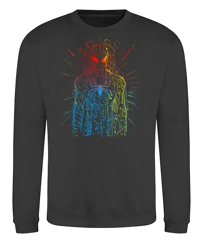 Spiderboard - hero, movies, scifi, comiccs, futuristic, friendly her neighbourhood - Sweatshirt