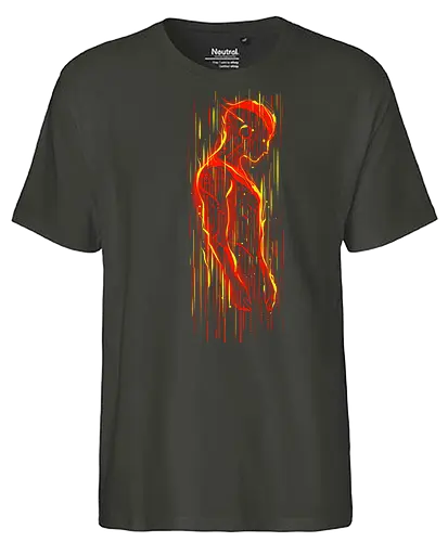 Flash board - superhero, comics, movies, scifi, pop culture - Fairtrade T-Shirt