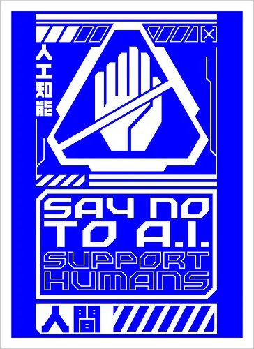 Say No To AI Cyberpunk