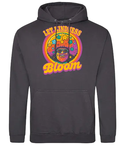 Painter Kindness Bloom - paintings, cool vibes, cool, TV shows, landscape, painting, tree, trees, Happy Trees, flower, bloom kind, kindness, garden, spring, summer, smile, happy, paint, painter, tripping, teacher, master, rainbow - Standard Hoodie