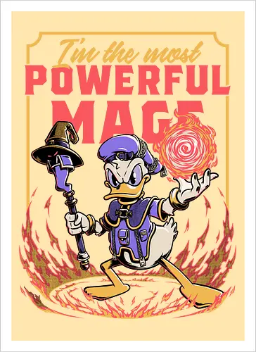Powerful Duck Mage