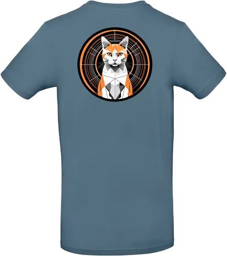 Logo Backside - Twitch, Streamer, Katze, Smilow - Standard T-Shirt