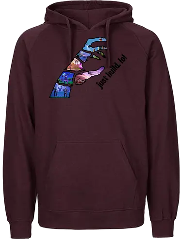 2EpicBuddies - just build. lol - youtube, youtuber, merchandise, twoepic, 2epic, buddies, haubna, beni - Fairtrade Hoodie