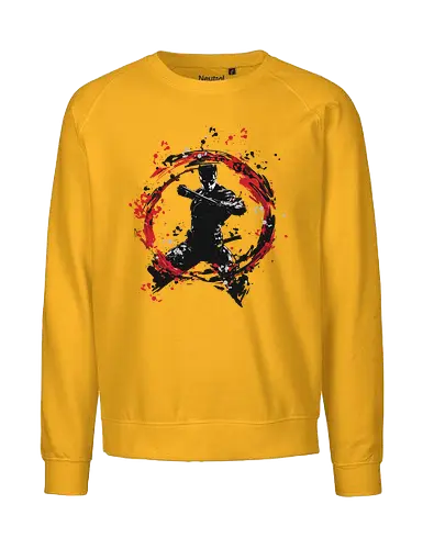 daredevil watercolor - superhero, daredevil, hell's, city, series, movies, comics - Fairtrade Sweatshirt
